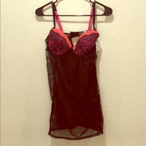 Brand New Black and hot pink nighty- new w tags